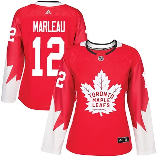 Damen Toronto Maple Leafs Trikot Patrick Marleau 12 Rot Alternate Authentic Alternate